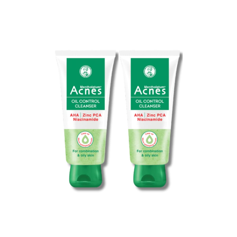 [VB] Combo 2 x Sữa rửa mặt kiểm soát nhờn ngăn ngừa mụn dạng gel Acnes Oil Control Cleanser 100g