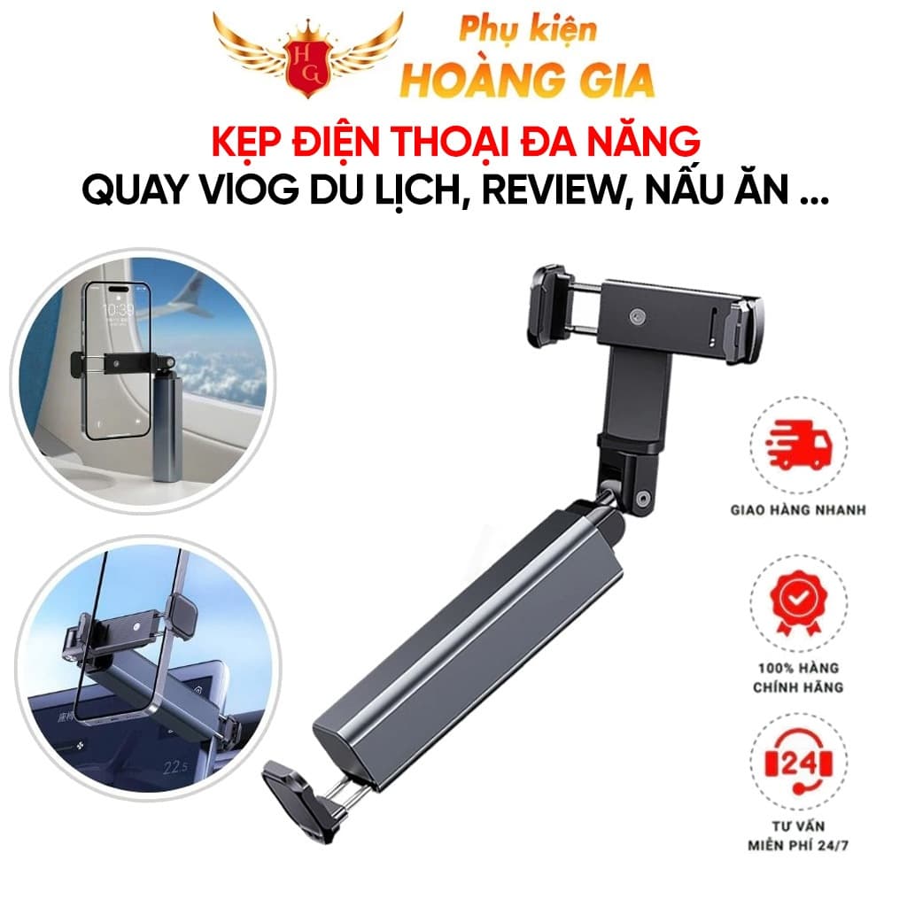 Giá Đỡ Điện Thoại Du Lịch Gập Gọn 360 Độ – Giá Đỡ Bàn Mini Bằng Kim Loại Tiện Lợi Khi Di Chuyển