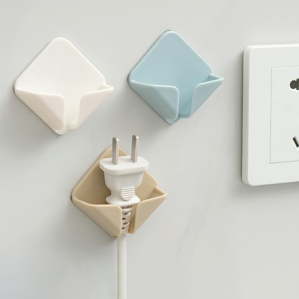 Móc treo phích cắm điện BỘ 2 CÁI miếng dán tường treo ổ cắm điện móc dán treo đồ đa năng MA888