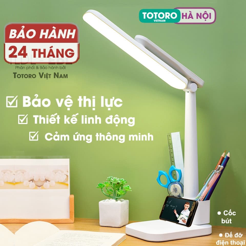 Đèn học để bàn TLDL EBL cao cấp có loại Tích điện Đèn bàn LED đọc sách Làm việc bảo vệ mắt Không dây sạc pin chân USB