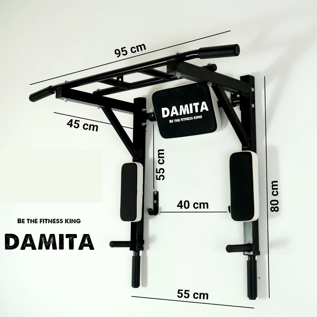 Xà Đơn Xà Kép Treo Tường Đa Năng DAMITA-DS-20c Tập Thể Dục Tại Nhà