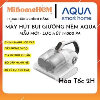 Máy hút bụi giường nệm Aqua CMP105R 14,000Pa hút được tóc, hạt, bụi mịn, có tia UV, sấy nóng 56 độ - BH 12 THÁNG