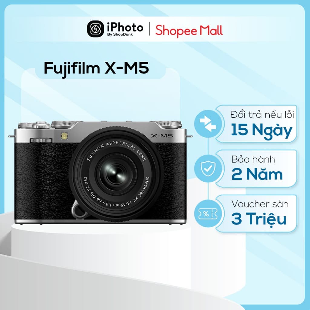 Máy Ảnh Fujifilm X-M5 Chính Hãng Bảo Hành 2 Năm
