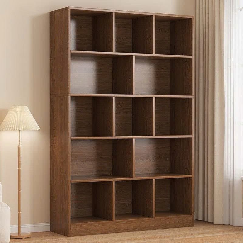 Kệ sách gỗ để sàn cao cấp có tấm lưng dày dặn,dễ dàng lắp ráp,thiết kế thanh lịch gỗ MDF A40