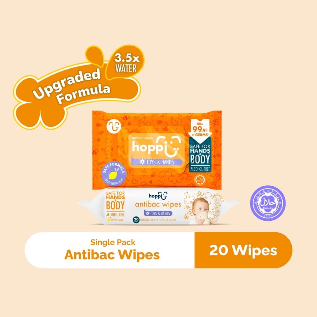 [CB3] Gói khăn ướt kháng khuẩn Hoppi Antibac 20s
