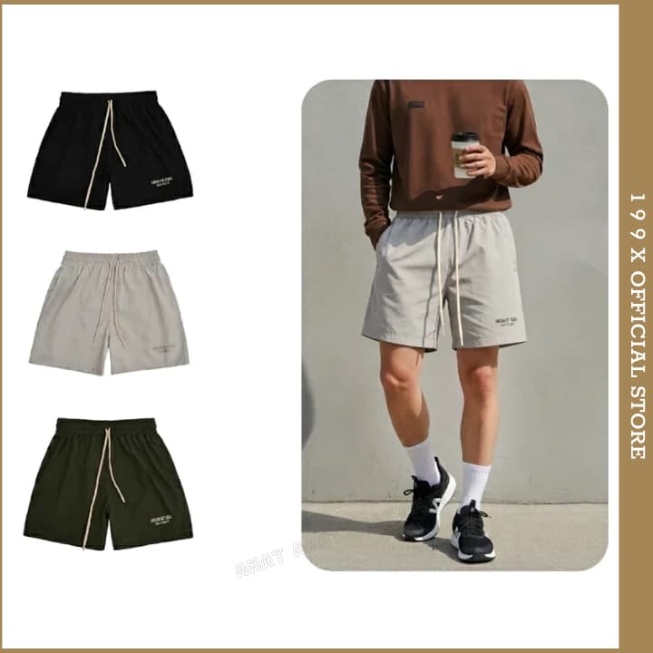 Quần Short Nam NINEX Quần Đùi Trên Gối Hot Trend Chất Vải Gió Thoáng Mát Sang Trọng