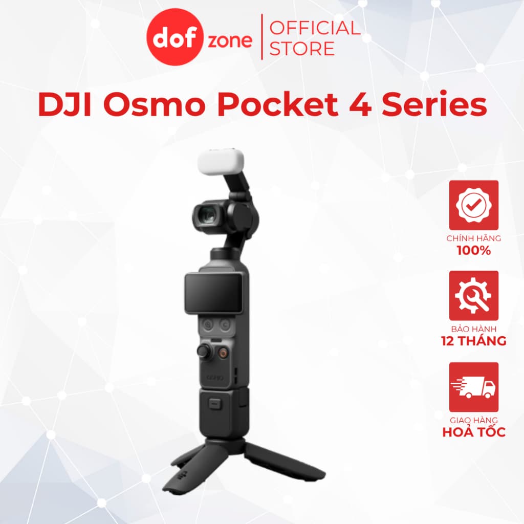 Máy quay cầm tay DJI Osmo Pocket 4 Series - Hàng new chính hãng bảo hành 12 tháng