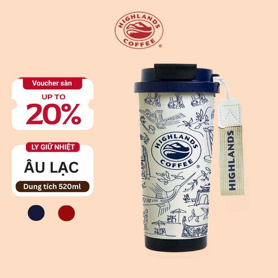 Ly giữ nhiệt Âu Lạc Highlands 520ml
