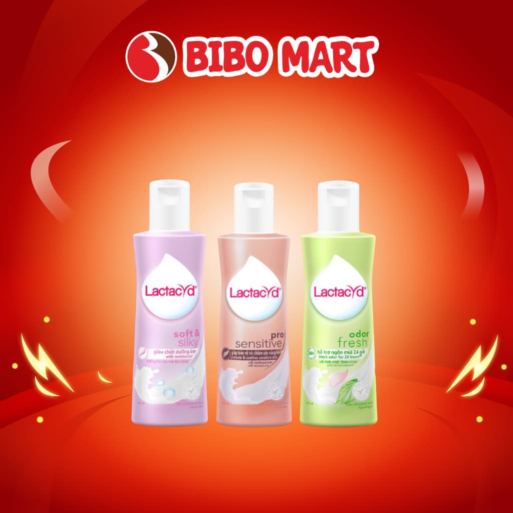 [KOL] Dung Dịch Vệ Sinh Lactacyd Làm Sạch Dịu Nhẹ An Toàn Cho Mẹ Chai 150ml 250ml - Bibo Mart