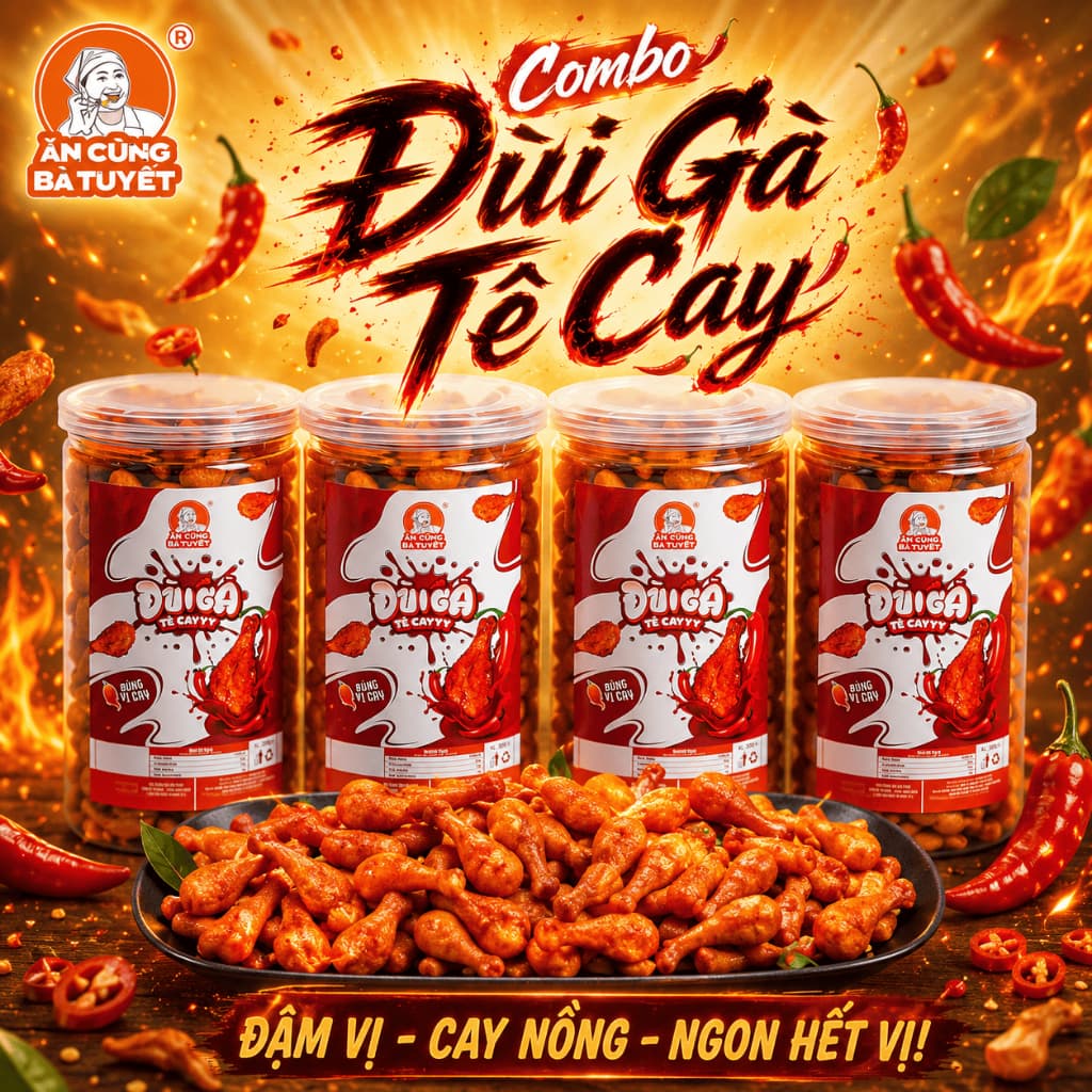 ĐÙI GÀ TÊ CAY RA MẮT - ĂN CÙNG BÀ TUYẾT M39