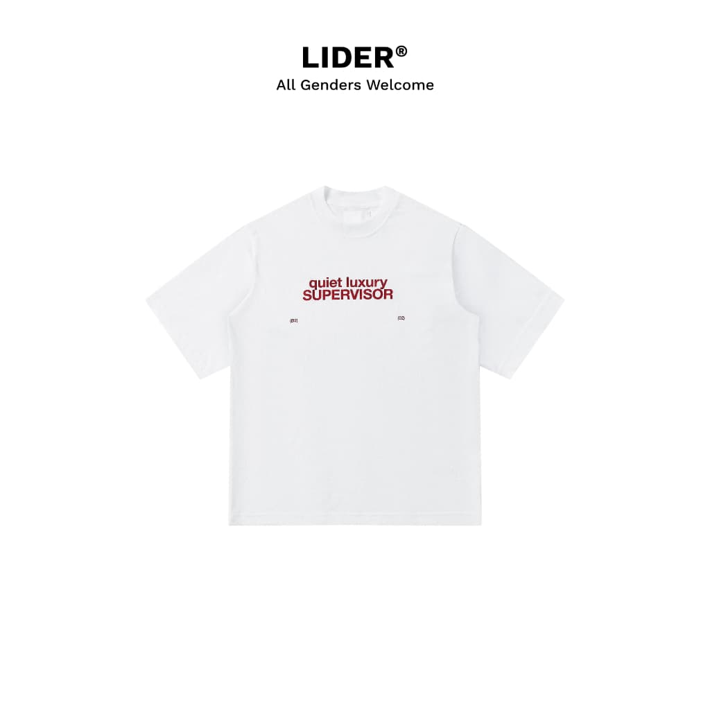 Áo Thun Tay Ngắn Unisex LIDER QUIET LUXURY TEE
