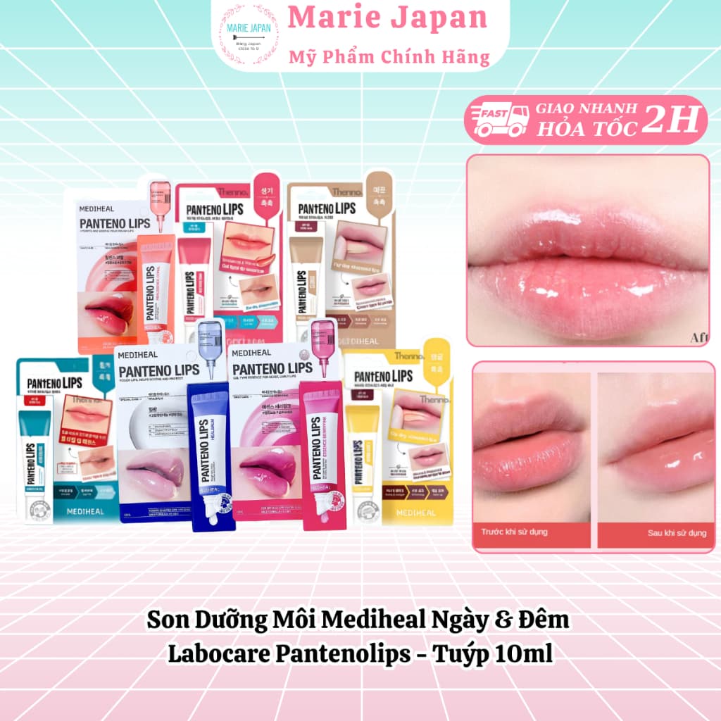 Son Dưỡng Môi Mediheal Ngày & Đêm Labocare Pantenolips - Tuýp 10ml