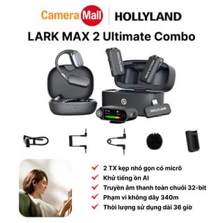 Hollyland LARK MAX 2 Ultimate Combo - Hàng Chính Hãng