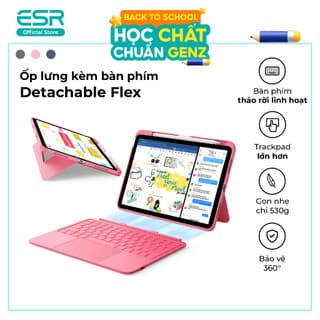 Ốp lưng kèm bàn phím Detachable Flex ESR dành cho máy tính bảng Gen 11/A16/10 tháo rời linh hoạt