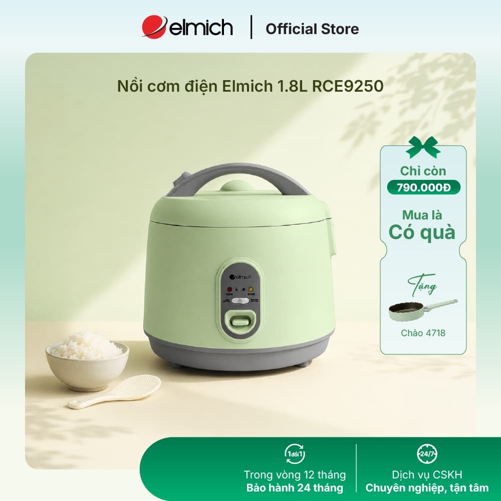 Nồi cơm điện Elmich Ceramic 1.8L RCE9250