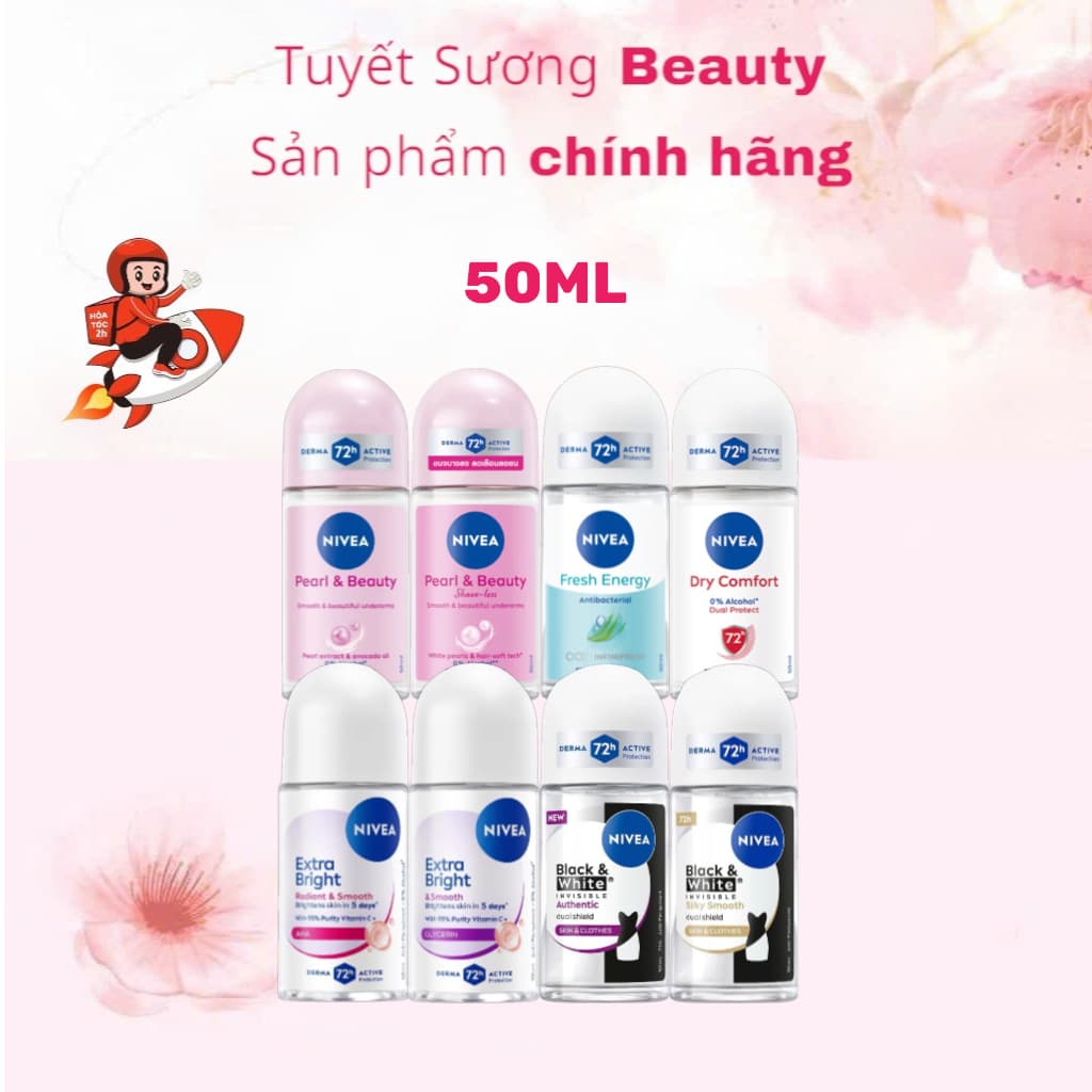 LĂN ngăn mùi NIVEA dành cho Nữ ( 50ml ) CHÍNH HÃNG