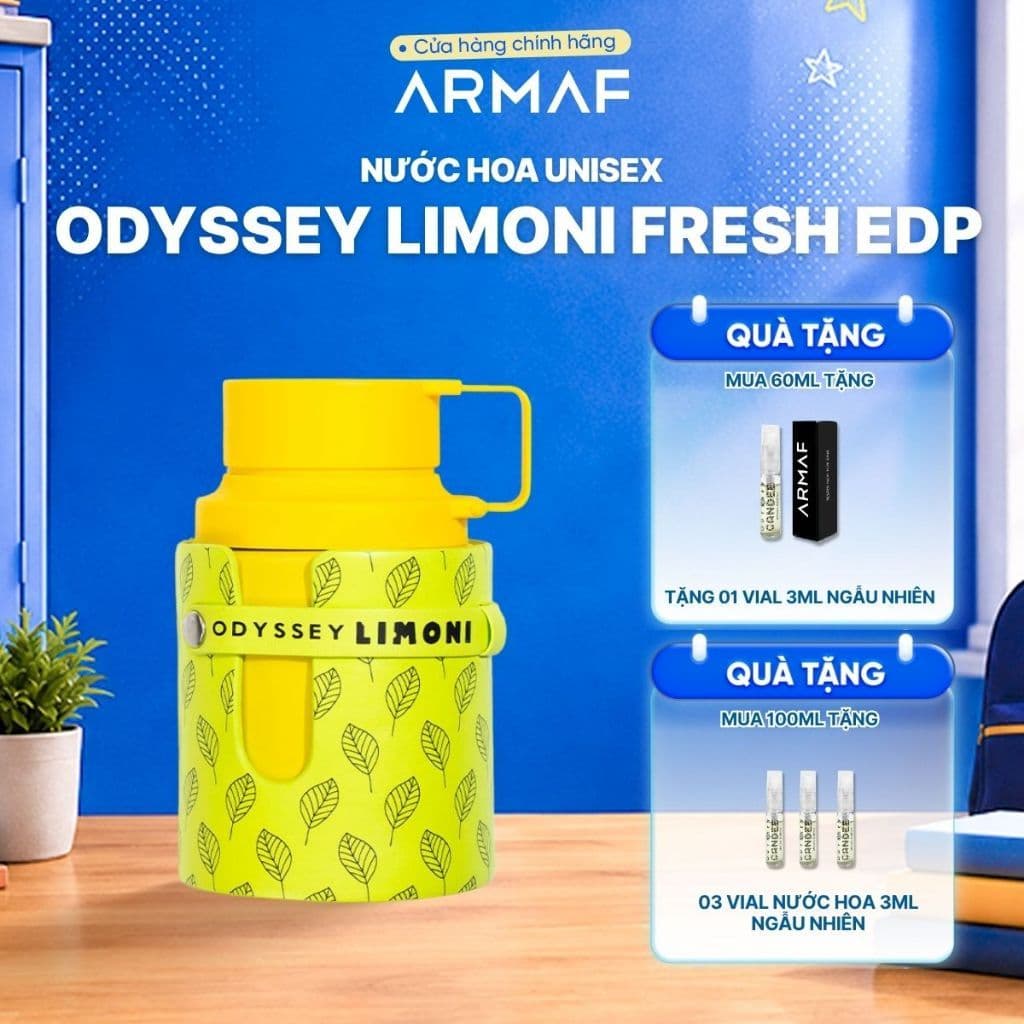 Nước hoa unisex Armaf ODYSSEY LIMONI FRESH EDITION EDP 100ml
