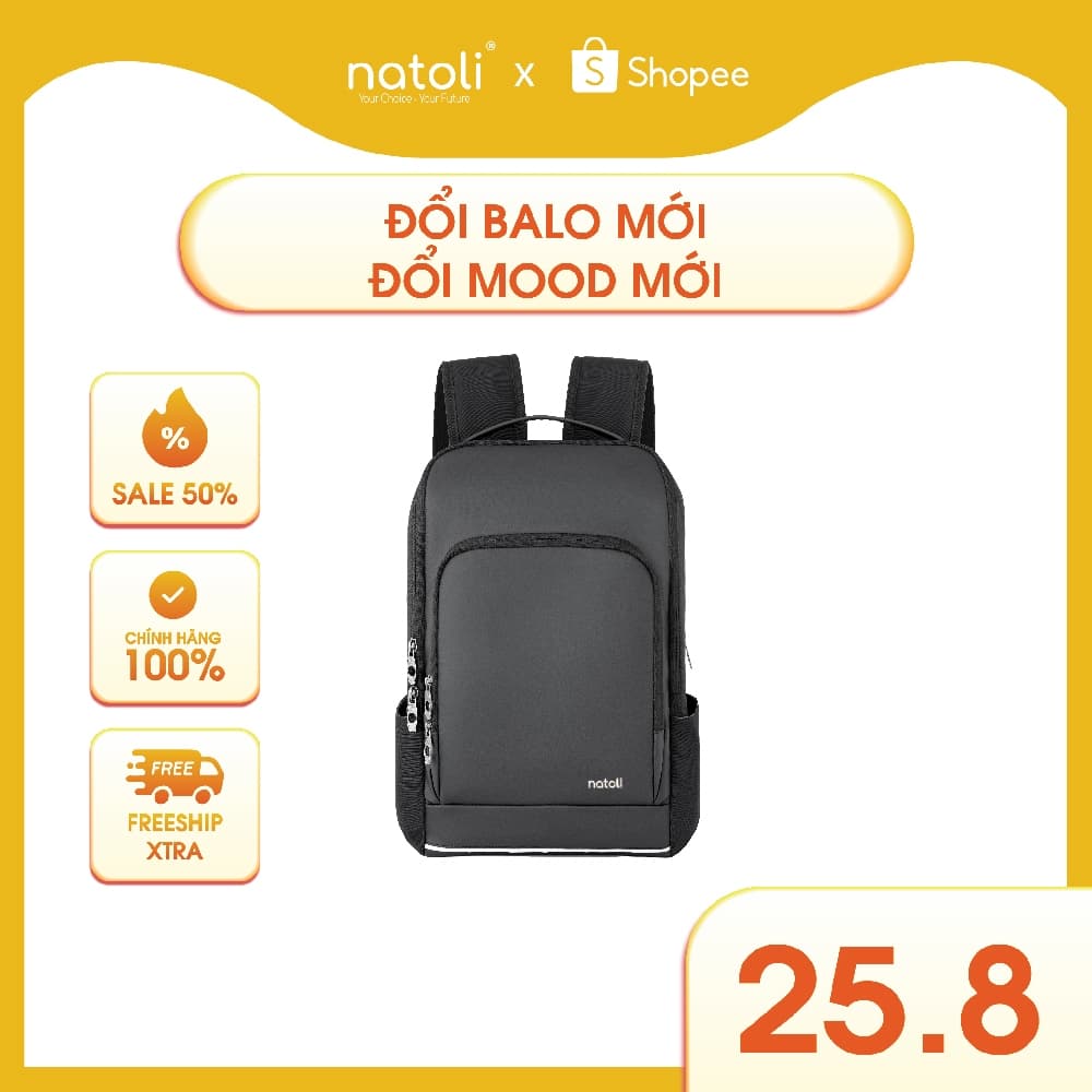 Balo laptop văn phòng Natoli BST Vitality Backpack B12