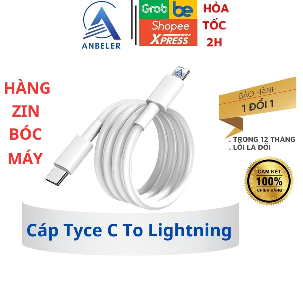 Dây Cáp Sạc Nhanh 1 Đầu Type C Và 1 Đầu Lai ning Zin Bóc Máy, Dùng Sạc Nhanh Và Truyền Dữ Liệu Cho ĐT 8/X/11/12/13/14Prm