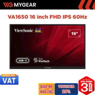 Màn hình di động ViewSonic VA1650 16 inch FHD IPS 60Hz