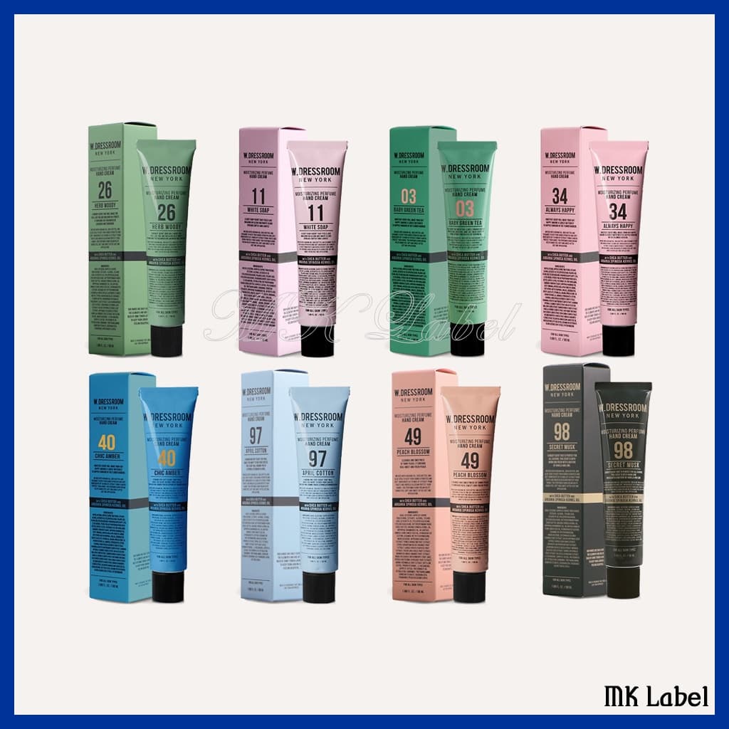 * KEM TAY NƯỚC HOA W.DRESSROOM 50ml (9 LOẠI)