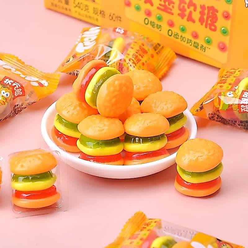KẸO DẺO HAMBURGER TRÁI CÂY 500G