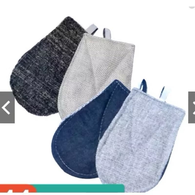 2 Cặp Nhắc Nồi Chống Nóng Vải Cotton Tiện Dụng Bền Đẹp