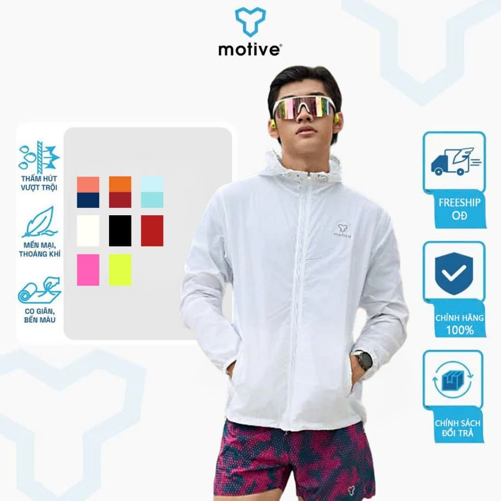 Áo Khoác Dù Thể Thao Nam Nữ UNISEX MOTIVE JACKET Supper Light MTJ 002