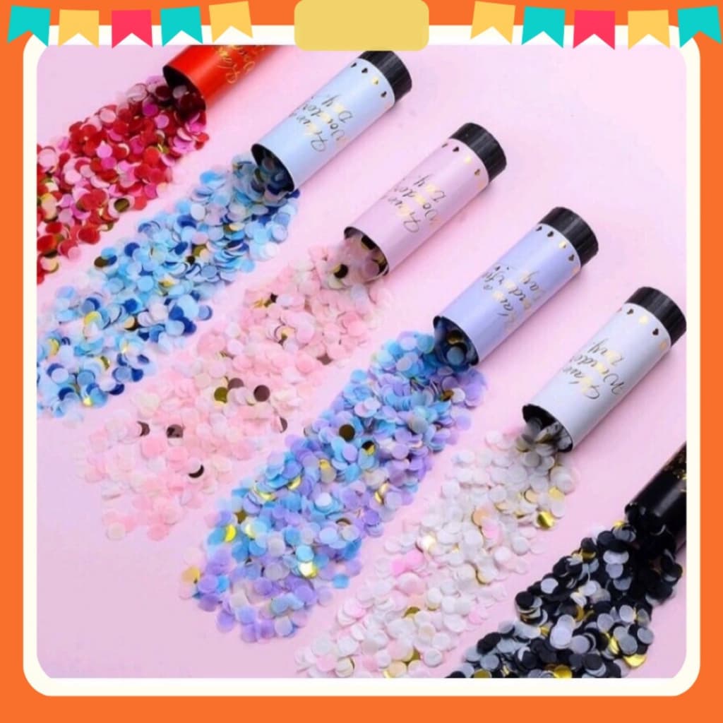 Mua từ 4 ống giá sốc,ống giấy phụt cho tiệc sinh nhật đám cưới party, Mới