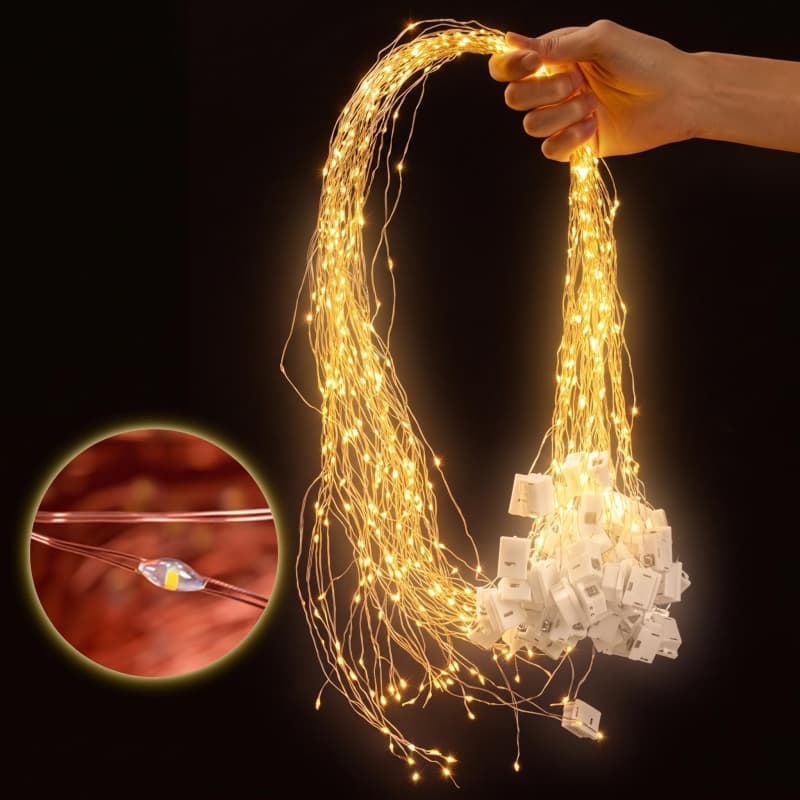 Dây Đèn Led Trang Trí Noel, Sinh Nhật Tiệc Tùng, Trang Trí Cây Thông Noel, Giáng Sinh