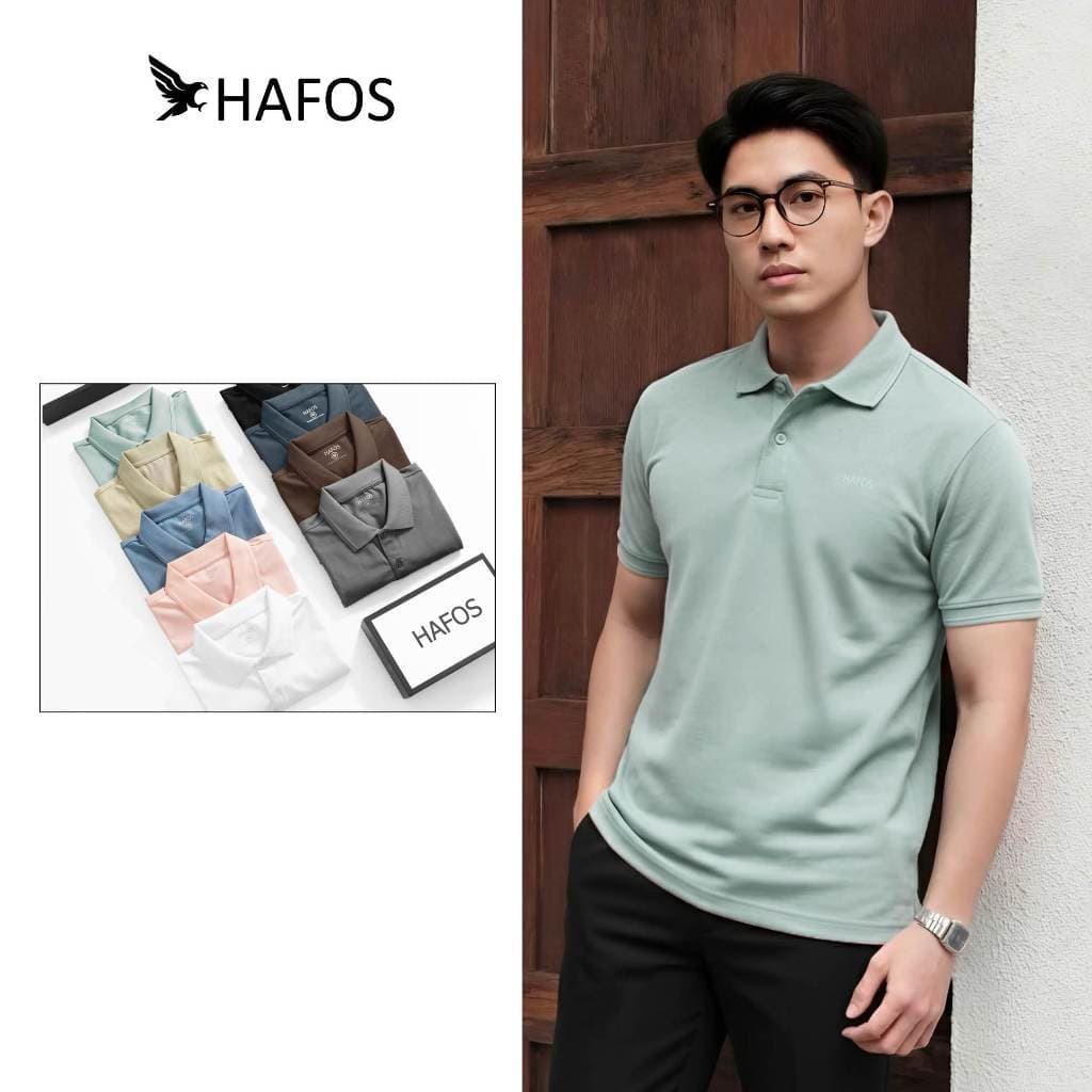 [GIẢM 50%]   Áo thun nam HAFOS xả kho hàng mới nguyên tag, polo nam, short nam, sơ mi nam