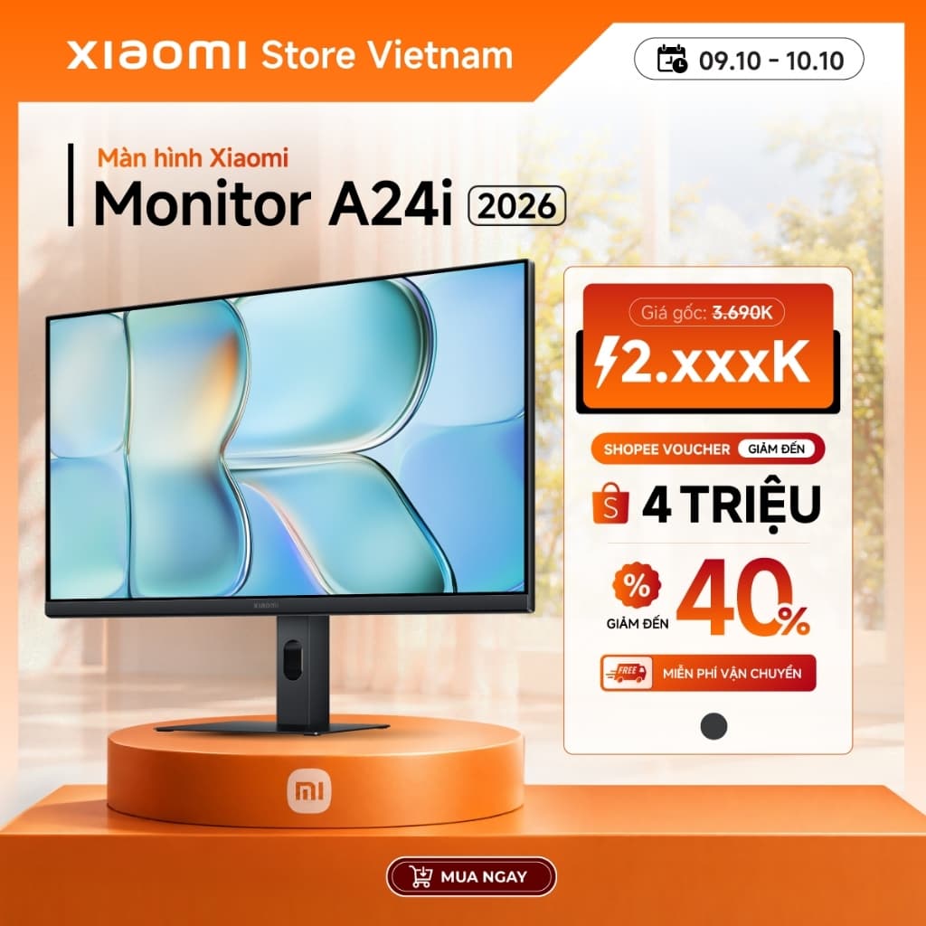 Xiaomi Màn hình Monitor A24i | FHD 23.8 inch | Bảo vệ mắt - BH 3 năm chính hãng