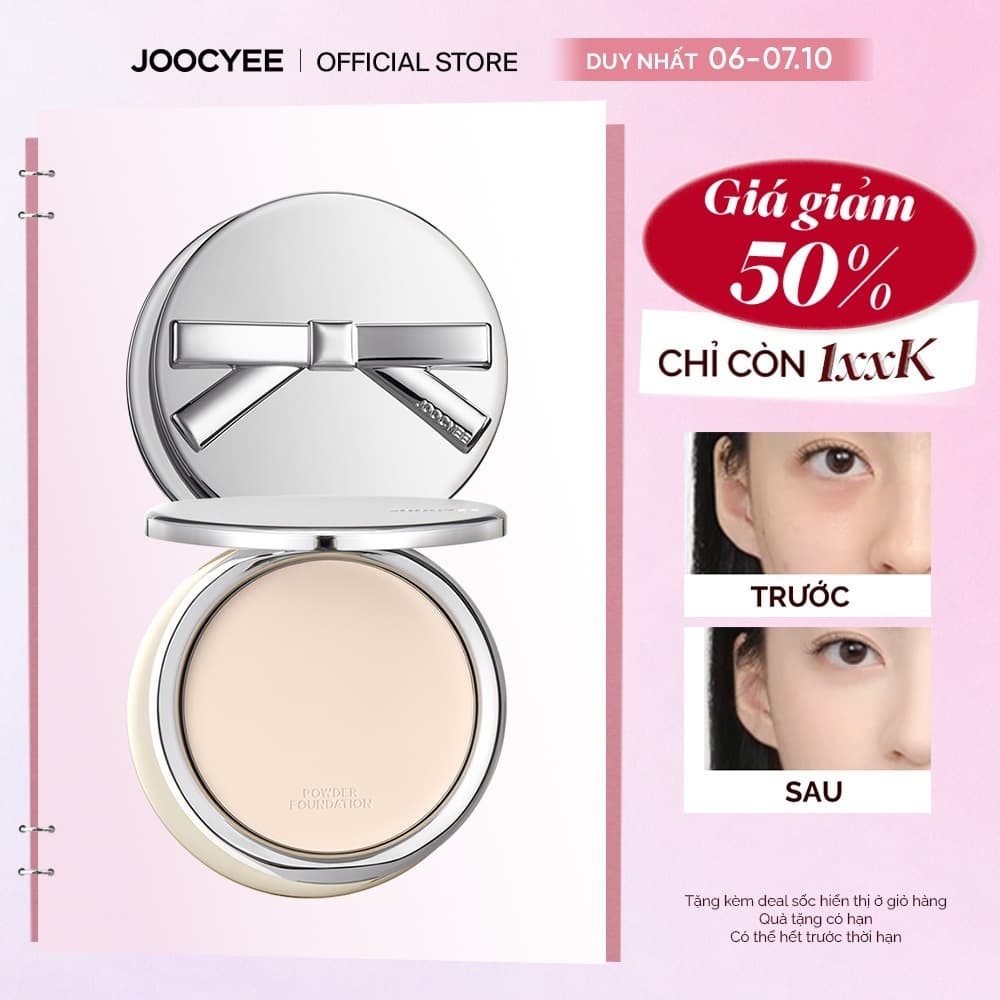 Phấn nền JOOCYEE Silky Soft Powder Foundation - 10g HẠN TỚI 5/2027