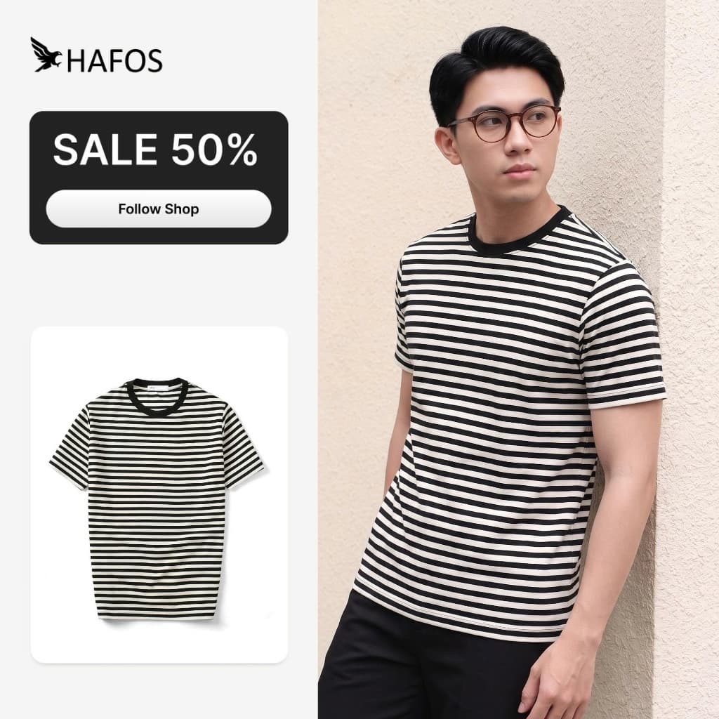[ KO ĐỔI TRẢ - TỪ 8/10 - 10/10  ] HAFOS OUTLET –  Áo Thun Nam, Quần Short Nam HAFOS Hàng Mới Nguyên Tag